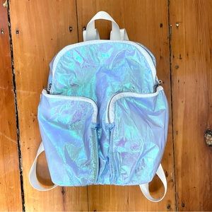 Urban Outfitters “Nebula” Iridescent Backpack